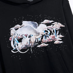 Amiri Hoodie Polka dots and ink splashes