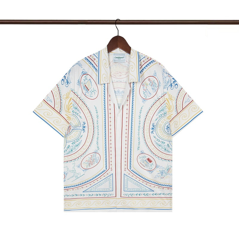 Casablanca Beach Shirt & Shorts Set Casual Summer Vacation/Travel Wear (Sold Separately)