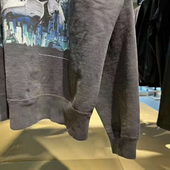 Saint Michael Printed Cotton Sweatshirt
