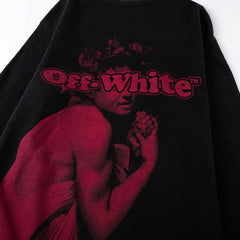 Off White hoodie Bacchus Portrait Pullover Hooded