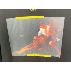 Off White hoodie oil painting series arrow pattern hooded
