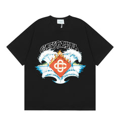 Casablanca T SHIRTS High-quality pure cotton streetwear