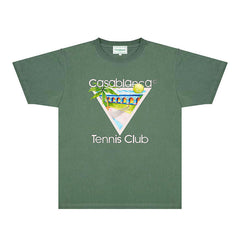 Casablanca T Shirts Street High-quality pure cotton
