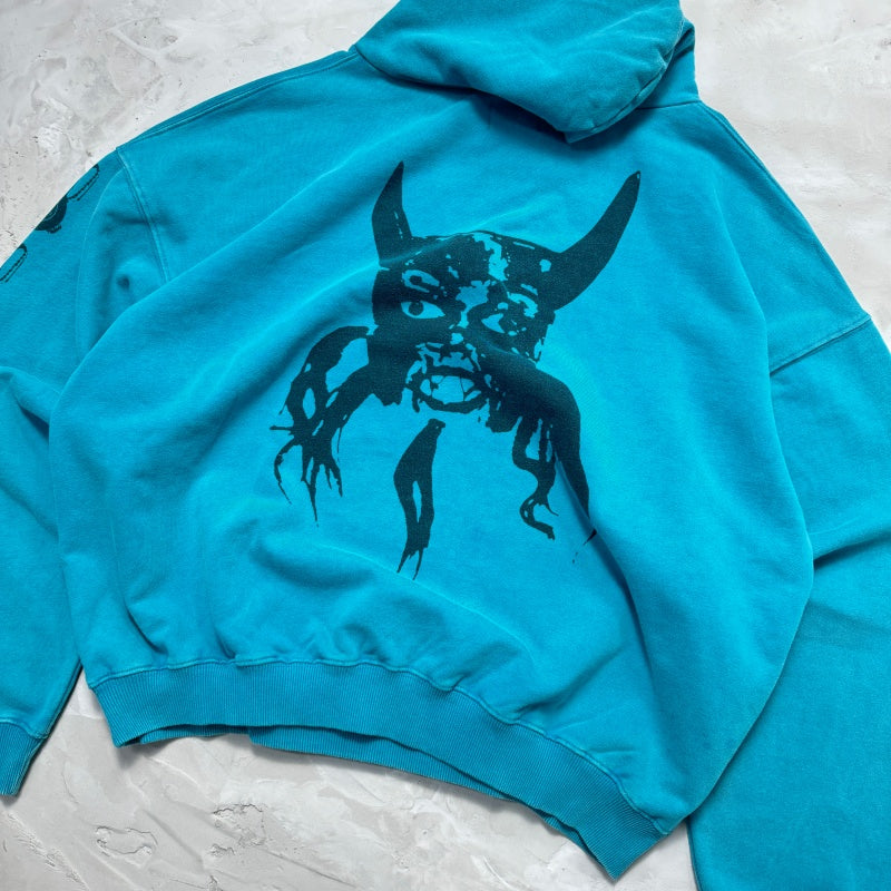 Unisex Vintage Hoodie Giant of Abstract Art Limited Edition Hoodie ¨C Custom Heavyweight Fabric ¨C Asut Enzyme-Wash Finish for Natural Fading