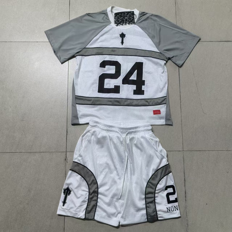 Trapstar T shirts & shorts Set Jersey-style casual beach set