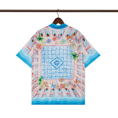 Casablanca Beach Shirt & Shorts Set Casual Summer Vacation/Travel Wear (Sold Separately)