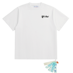 OFF WHITE T SHITRS High-quality 100% pure cotton streetwear