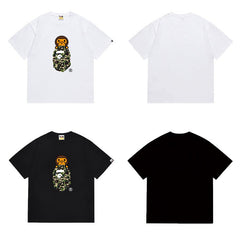 Bathing ape Bape T Shirts High-quality 100% cotton streetwear