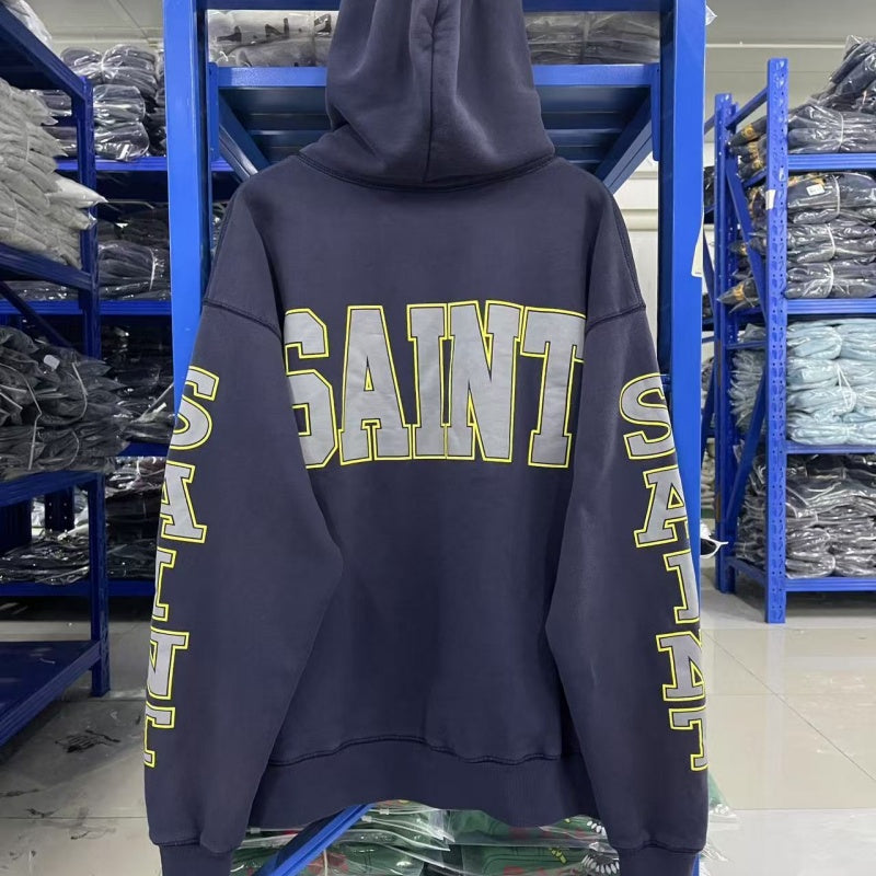 Saint Michael Printed Cotton Sweatshirt