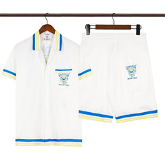 Casablanca Beach Shirt & Shorts Set Casual Summer Vacation/Travel Wear (Sold Separately)