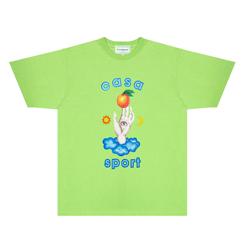 Casablanca T Shirts Street High-quality pure cotton