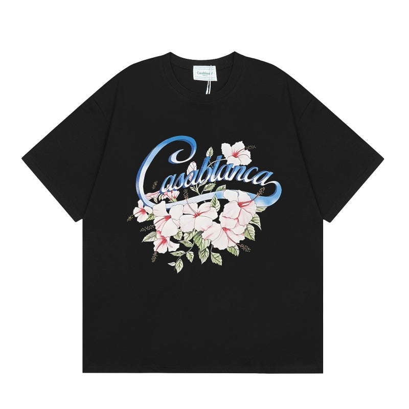 Casablanca T SHIRTS High-quality pure cotton streetwear