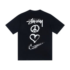 Stussy T shirts High-quality 260g pure cotton double yarn fabric