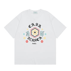 Casablanca T SHIRTS High-quality pure cotton streetwear