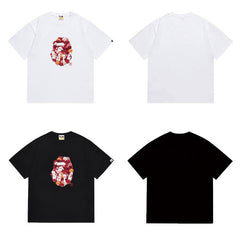 Bathing ape Bape T Shirts High-quality 100% cotton streetwear
