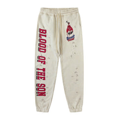 Saint Michael Distressed Wash Sweatpants