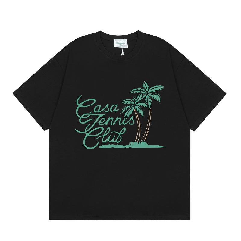 Casablanca T SHIRTS High-quality pure cotton streetwear