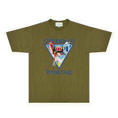 Casablanca T Shirts Street High-quality pure cotton