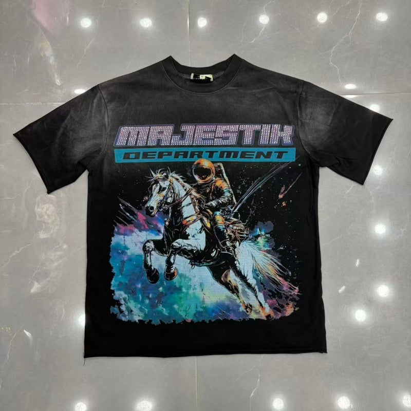MAJESTIK T Shirts Loose fit 100% cotton