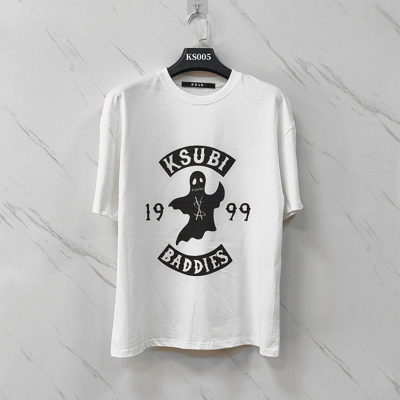 KSUBI T SHIRTS High-quality 260g 32-count double-yarn pure cotton streetwear—suitable for all seasons.