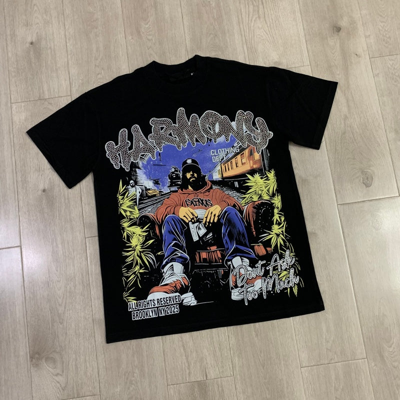 HARMONY T Shirts Street Fashion Brand Hot Diamond