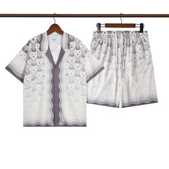 Casablanca Beach Shirt & Shorts Set Casual Summer Vacation/Travel Wear (Sold Separately)