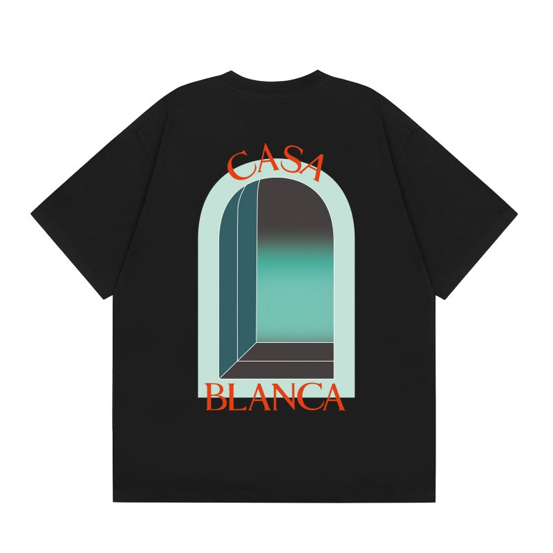 Casablanca T SHIRTS High-quality pure cotton streetwear