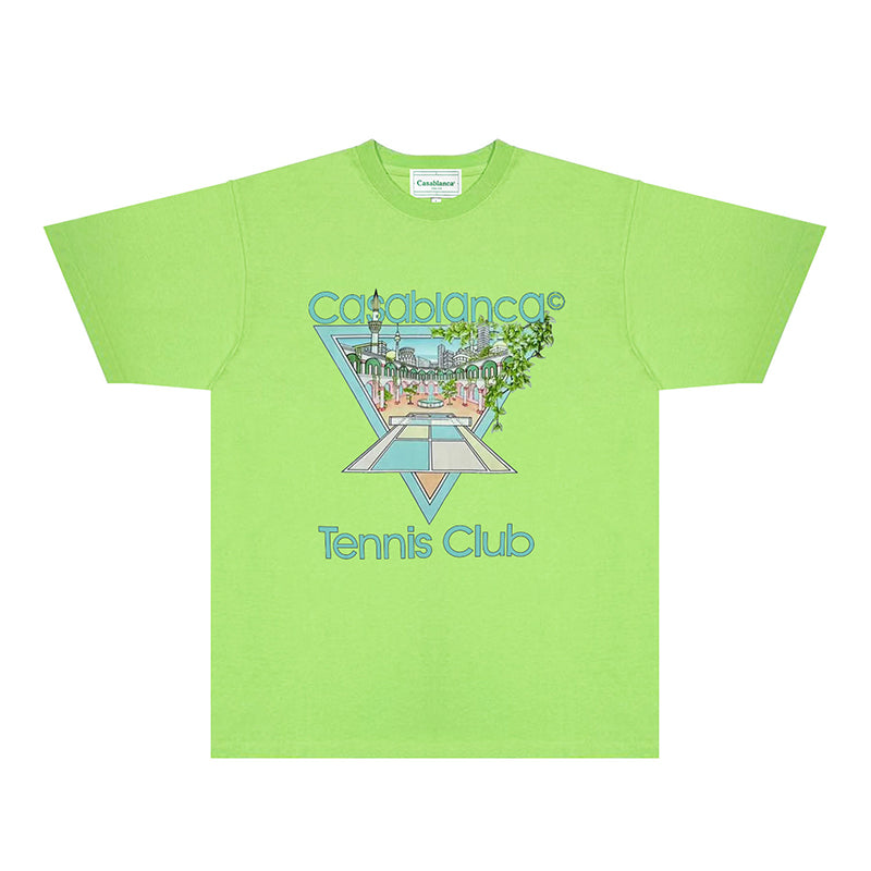 Casablanca T Shirts Street High-quality pure cotton
