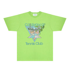 Casablanca T Shirts Street High-quality pure cotton