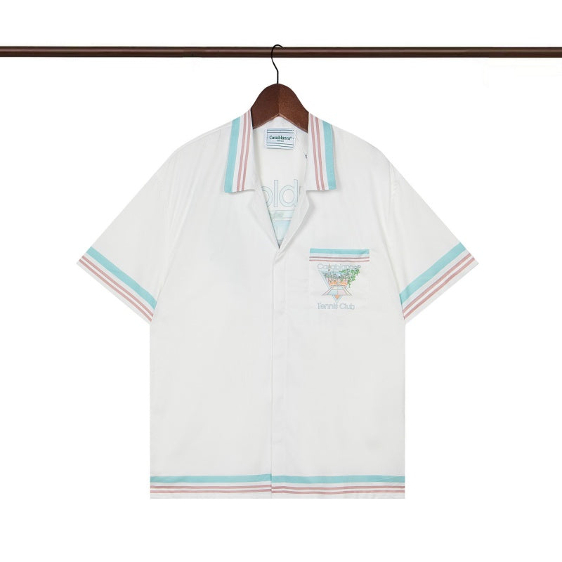 Casablanca Beach Shirt & Shorts Set Casual Summer Vacation/Travel Wear (Sold Separately)