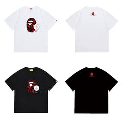 Bathing ape Bape T Shirts High-quality 100% cotton streetwear