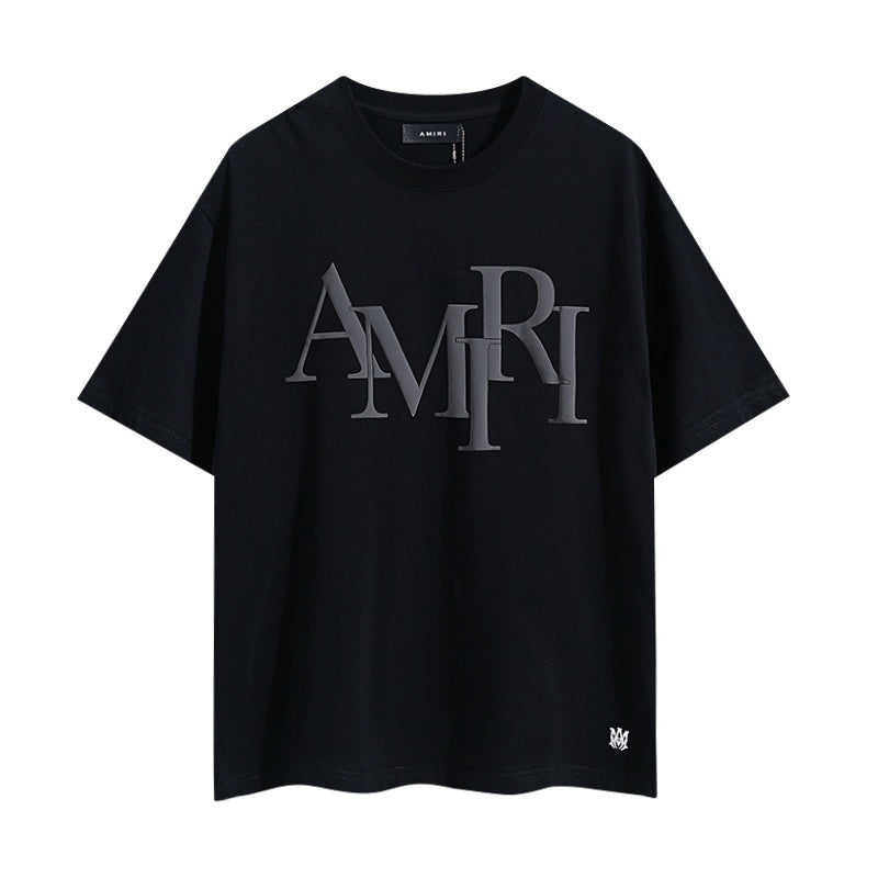 Amiri T Shirts Washed Series Foam-effect font