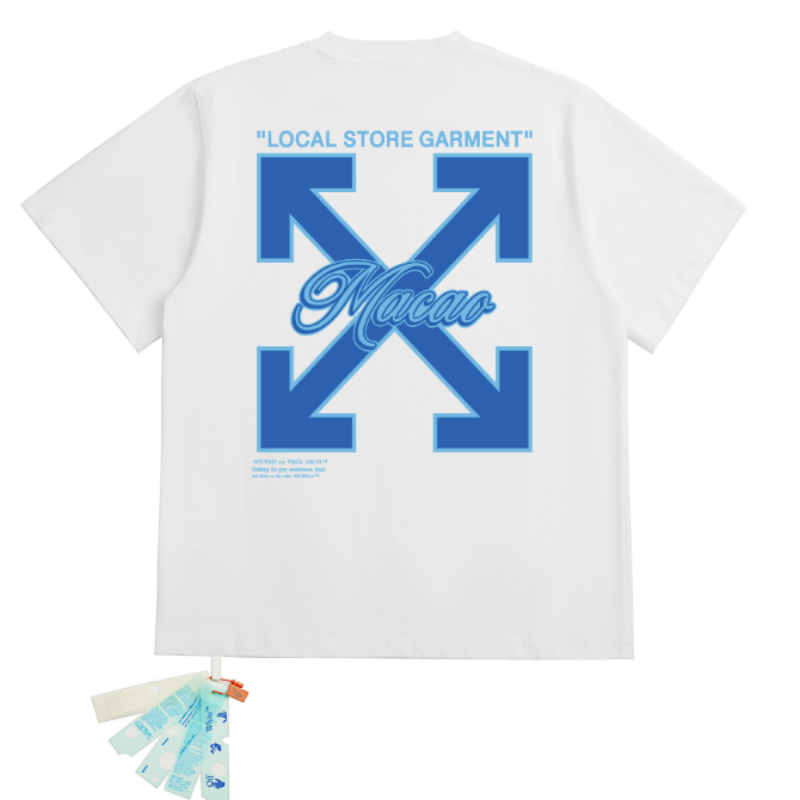 OFF WHITE T SHITRS High-quality 100% pure cotton streetwear