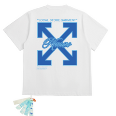 OFF WHITE T SHITRS High-quality 100% pure cotton streetwear