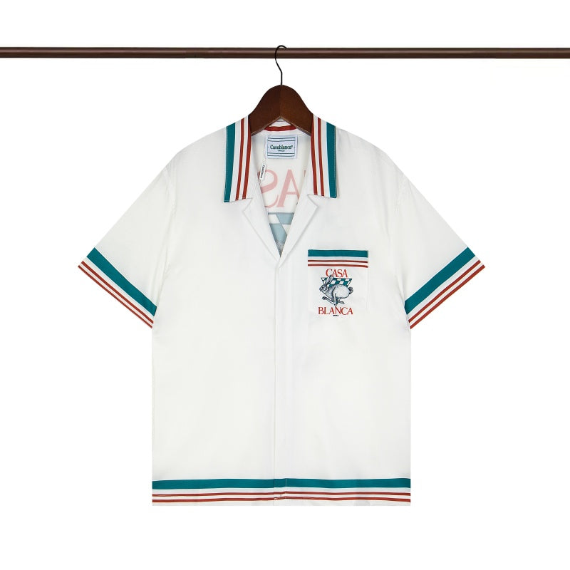 Casablanca Beach Shirt & Shorts Set Casual Summer Vacation/Travel Wear (Sold Separately)