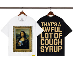 COUGH SYRUP T shirts High-quality pure cotton streetwear Mona Lisa
