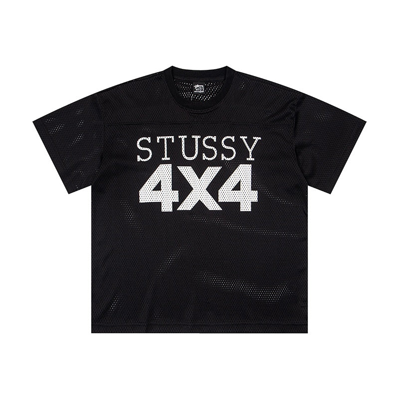 Stussy Jersey Mesh fabric t shirt