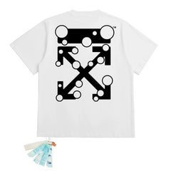 OFF WHITE T SHITRS High-quality 100% pure cotton streetwear
