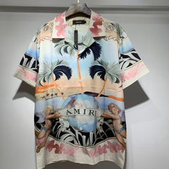 Amiri Shirt & Shorts Set – Stylish Resort Wear (Top and shorts sold separately)