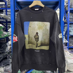 Saint Michael Printed Cotton Sweatshirt
