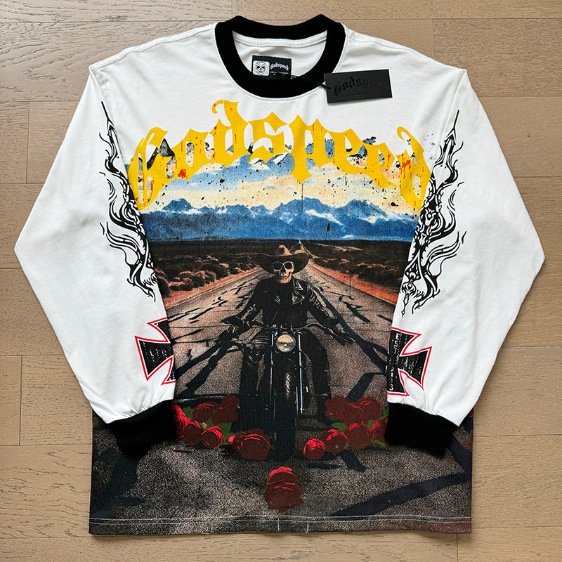 Godspeed Long Sleeved Shirt 260g pure cotton fabric