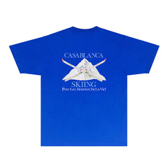 Casablanca T Shirts Street High-quality pure cotton