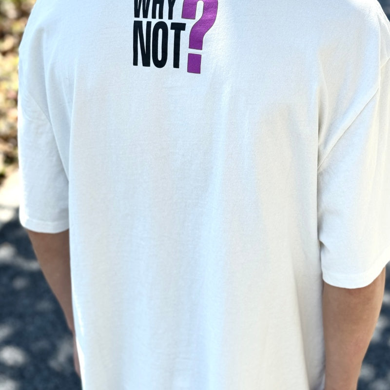 Unisex Vintage T ShirtS WHY NOT Limited Edition ¨C Available in Black and White. Features heavyweight, washed-and-distressed, high-GSM fabric. High-street short-sleeve tee with an American West Coast street-style aesthetic¡ªblending graffiti and hip-h