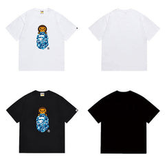 Bathing ape Bape T Shirts High-quality 100% cotton streetwear