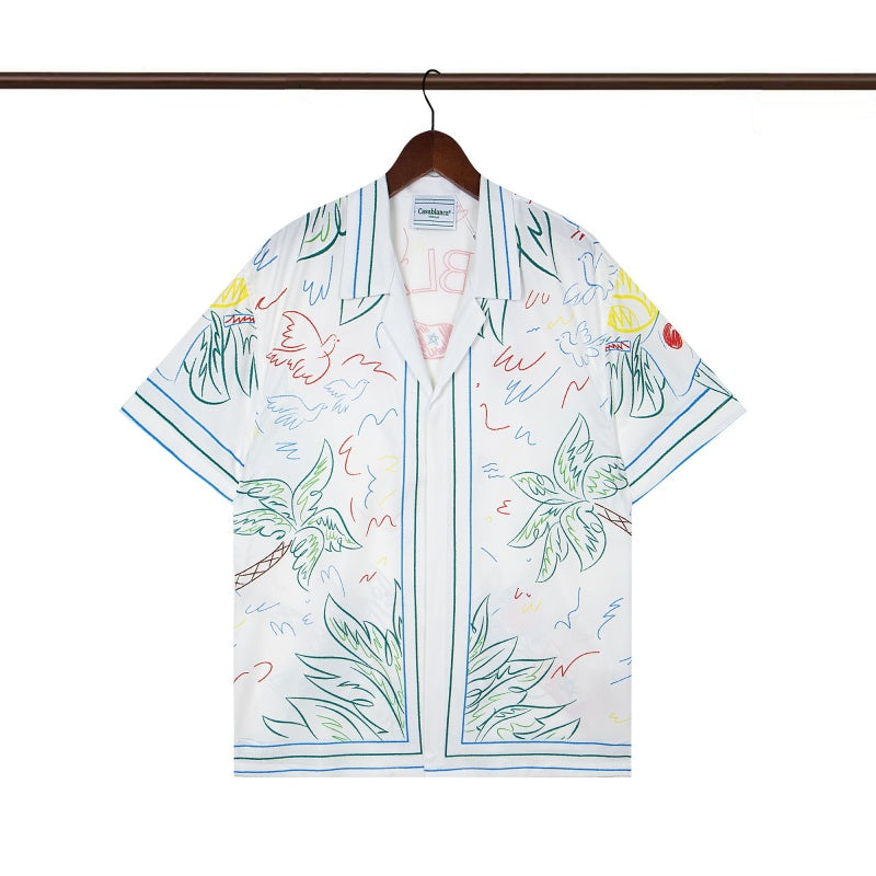 Casablanca Beach Shirt & Shorts Set Casual Summer Vacation/Travel Wear (Sold Separately)
