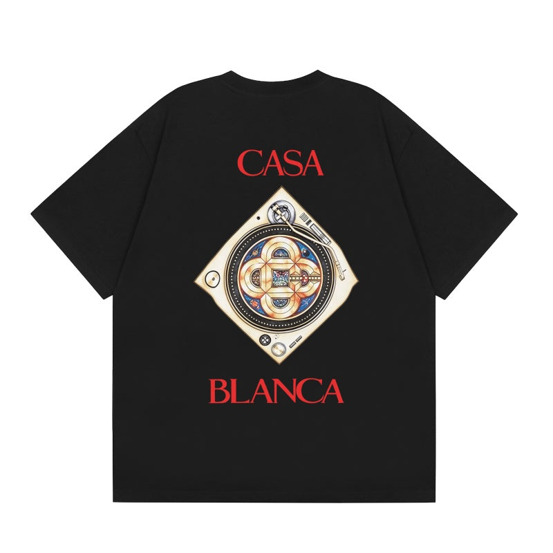 Casablanca T SHIRTS High-quality pure cotton streetwear