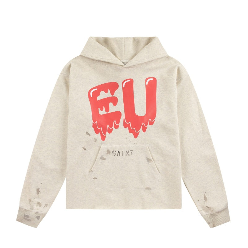 Saint Michael Printed Cotton Sweatshirt