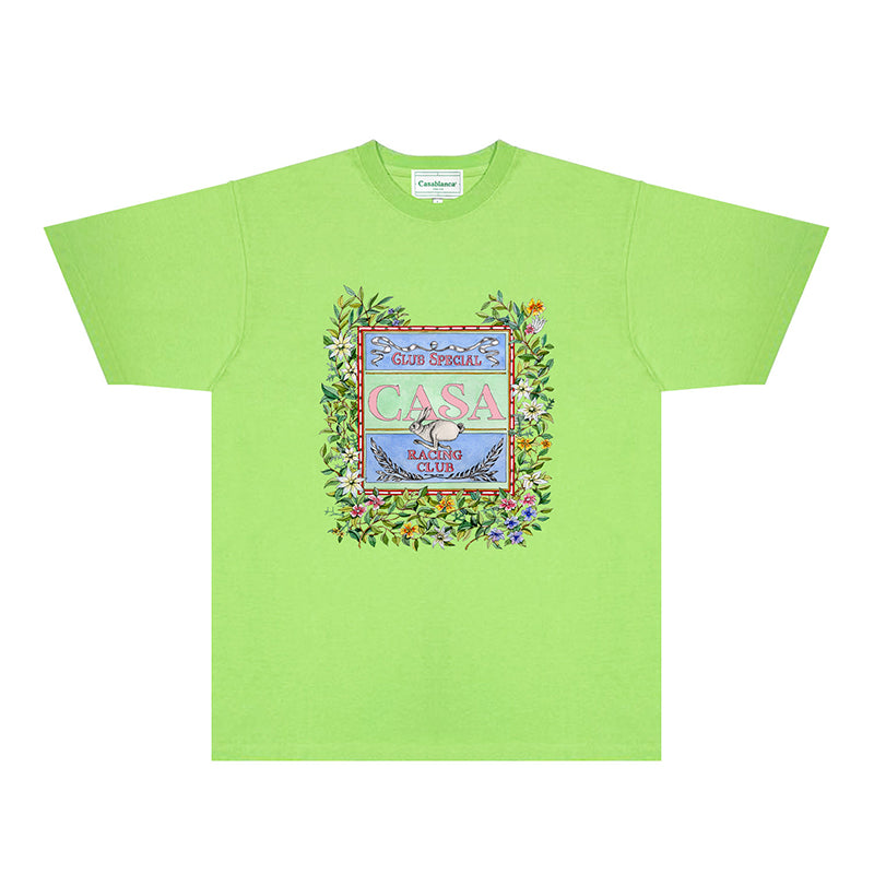 Casablanca T Shirts Street High-quality pure cotton