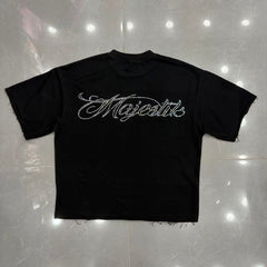 MAJESTIK T Shirts Loose fit 100% cotton