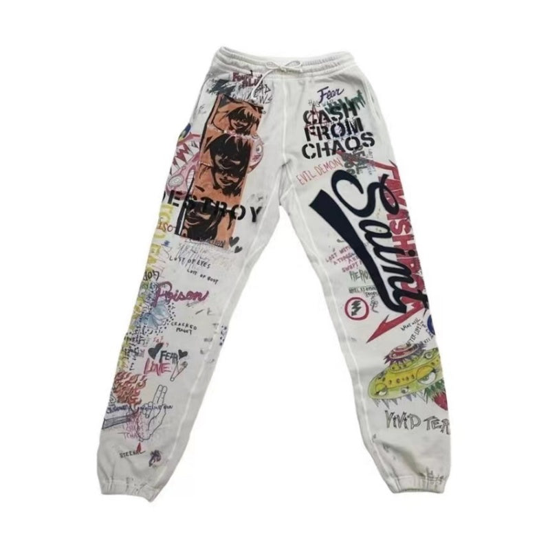 Saint Michael Distressed Wash Sweatpants